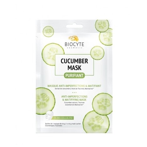Biocyte Cucumber Mask Purifiant 1 unité pas cher, discount