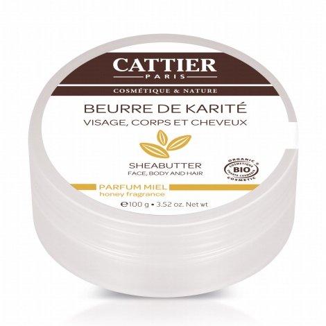 Cattier Beurre de Karité Parfum Miel 100g pas cher, discount