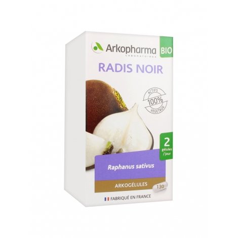 Arkopharma Arkogélules Radis Noir 130 gélules pas cher, discount