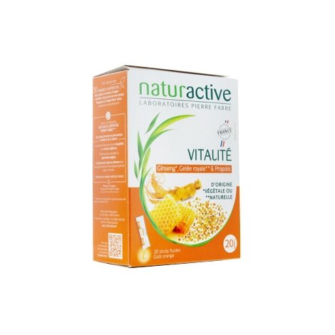 Naturactive Vitalité 20 sticks pas cher, discount