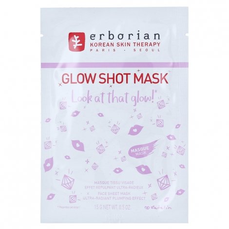 Erborian Glow Shot Mask Masque Tissu Visage 15g pas cher, discount