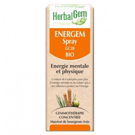 Herbalgem Energem Spray Bio Energie Mentale et Physique 10ml pas cher, discount