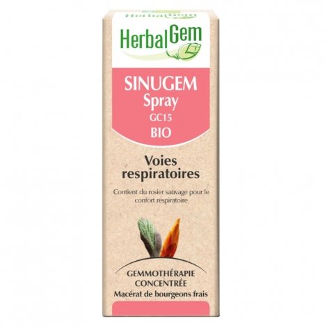 Herbalgem Sinugem Spray Bio Voies Respiratoires 10ml pas cher, discount