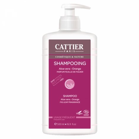 Cattier Shampooing Aloe Vera - Orange Sans Sulfate 500ml pas cher, discount