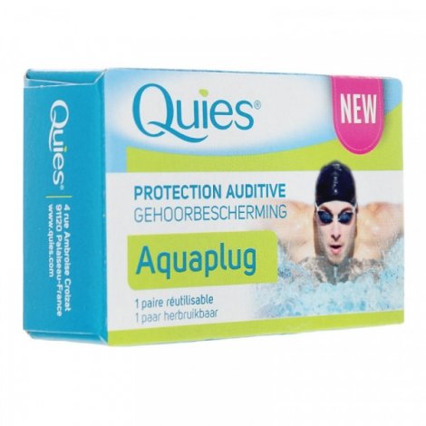 Quies Aquaplug Protection Auditive 1 paire réutilisable pas cher, discount