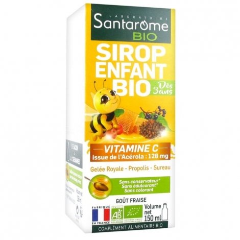 Santarome Sirop Enfant Bio Vitamine C 150ml pas cher, discount