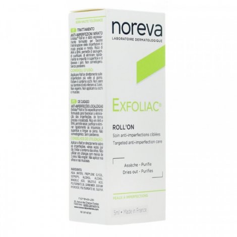 Noreva Exfoliac Roll'On Soin Anti-Imperfections 5ml pas cher, discount