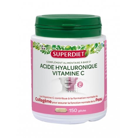 Superdiet Acide Hyaluronique Vitamine C 150 gélules pas cher, discount