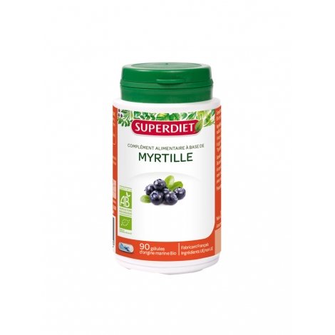 Superdiet Myrtille Bio 90 gélules pas cher, discount