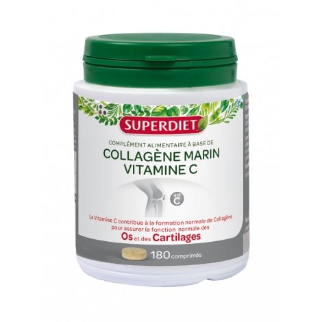 Superdiet Collagène Marin & Vitamine C 180 comprimés pas cher, discount