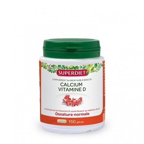 Superdiet Calcium Vitamine D 150 gélules pas cher, discount