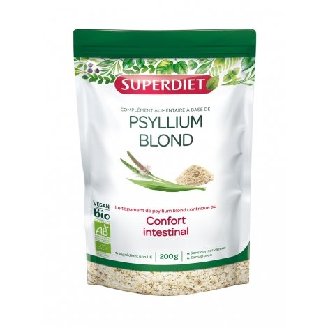 Superdiet Psyllium Blond Bio 200g pas cher, discount