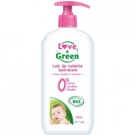 Love & Green Lait de Toilette Hydratant Bio 500ml pas cher, discount