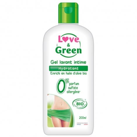 Love & Green Gel Lavant Intime Hydratant Bio 200ml pas cher, discount
