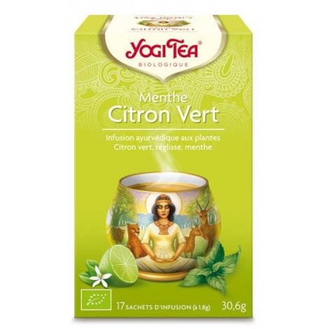 Yogi Tea Menthe Citron Vert 17 sachets pas cher, discount