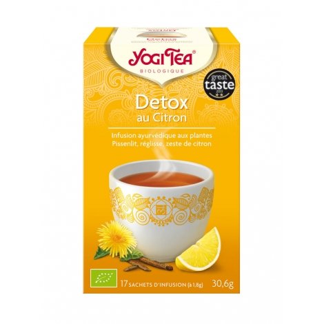 Yogi Tea Detox Citron 17 sachets pas cher, discount