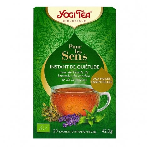 Yogi Tea Pour Les Sens Instant de Quiétude 20 sachets pas cher, discount
