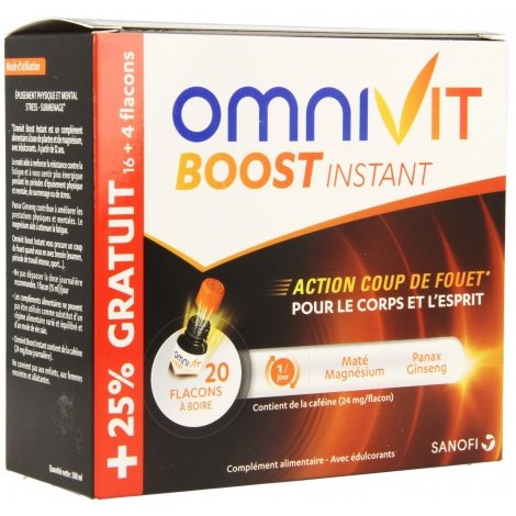 Omnivit Boost Instant 20x15ml pas cher, discount