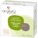 Argiletz Savon Naturel Purifiant Argile Verte Parfum Cologne 100g
