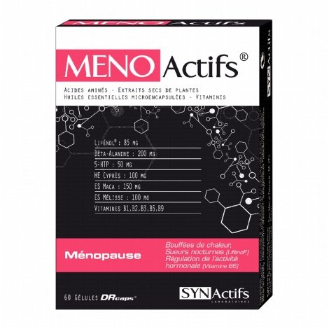Synactifs Menoactifs Ménopause 60 gélules pas cher, discount