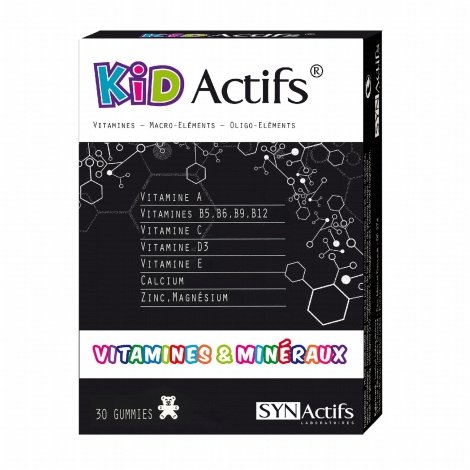 Synactifs Kidactifs Vitamines & Minéraux 30 gummies pas cher, discount