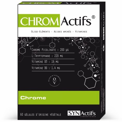 Synactifs Chromactifs Chrome 60 gélules pas cher, discount