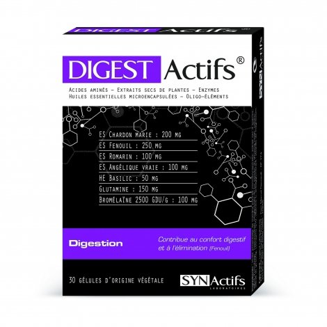 Synactifs Digestactifs Digestion 30 gélules pas cher, discount