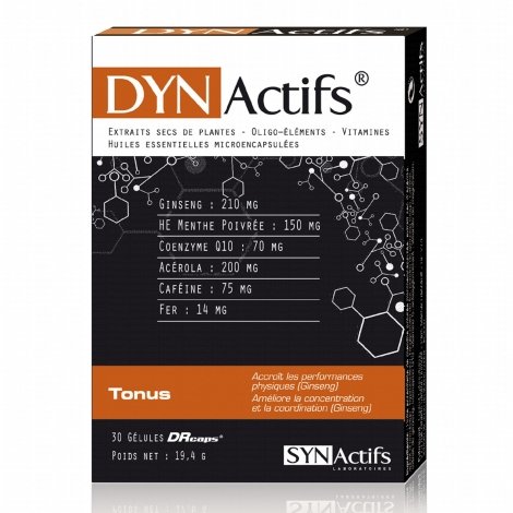 Synactifs Dynactifs Tonus 30 gélules pas cher, discount