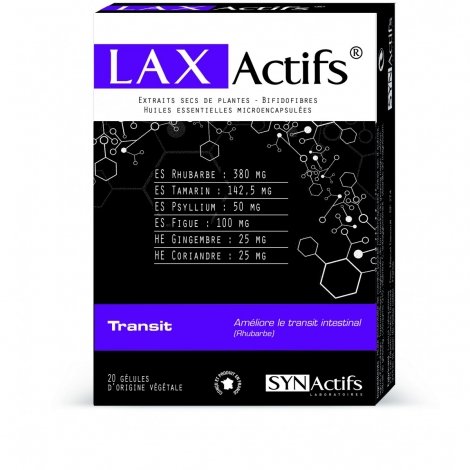 Synactifs Laxactifs Transit 20 gélules pas cher, discount