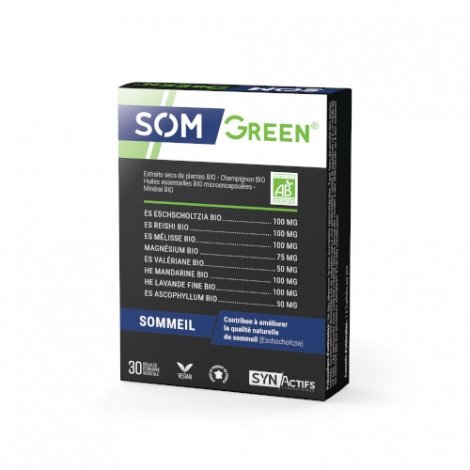 Synactifs Somgreen Sommeil 30 gélules pas cher, discount