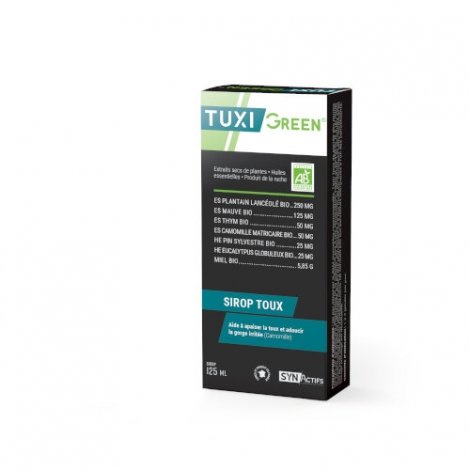 Synactifs Tuxigreen Sirop Toux 125ml pas cher, discount