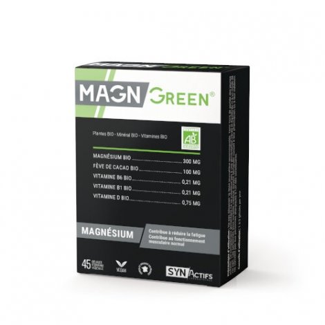 Synactifs Magngreen Magnésium 45 gélules pas cher, discount
