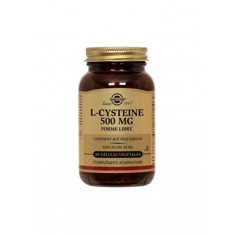 Solgar L-Cystéïne 500mg 30 gélules végétales pas cher, discount