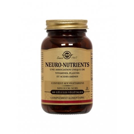 Solgar Neuro Nutrients 60 gélules végétales pas cher, discount