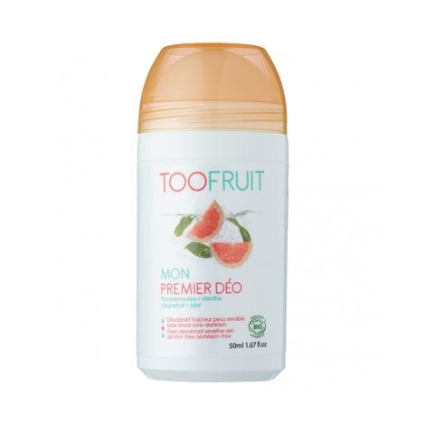 Toofruit Mon Premier Déo Pamplemousse Menthe Roll-On 50ml pas cher, discount