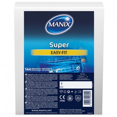 Manix Super 144 préservatifs pas cher, discount