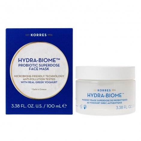 Korres Masque Hydra-Biome Yaourt Grec & Probiotiques 100ml pas cher, discount
