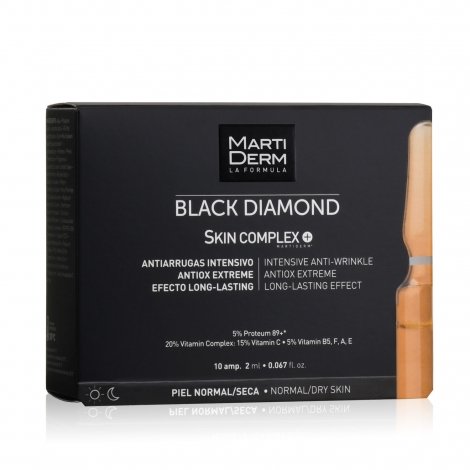 Martiderm Black Diamond Skin Complex Anti-Rides 10 ampoules x2ml pas cher, discount