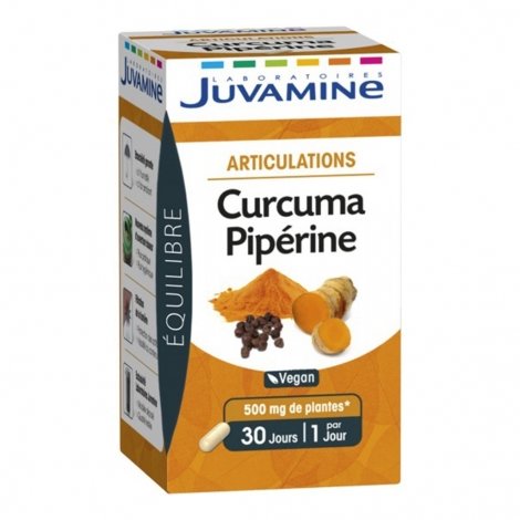 Juvamine Articulations Curcuma Piperine 30 gélules pas cher, discount
