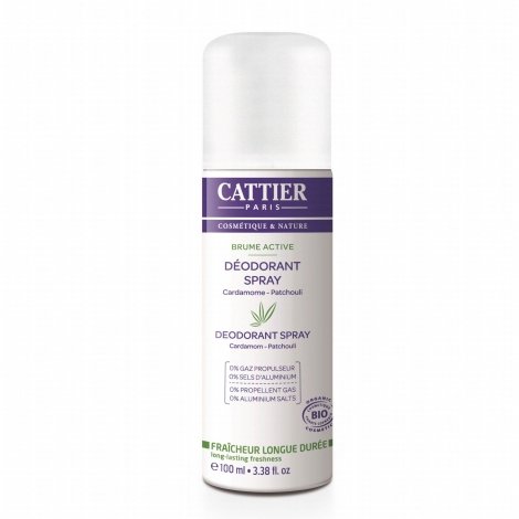 Cattier Brume Active Cardamome - Patchouli 100ml pas cher, discount