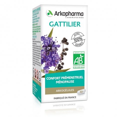 Arkopharma Arkogélules Gattilier Bio 60 gélules pas cher, discount