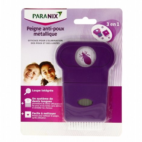 Paranix Peigne Anti-Poux Métallique 3 en 1 pas cher, discount