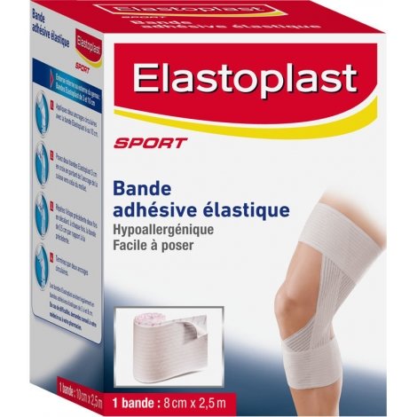 Elastoplast Sport Bande Adhésive Elastique 8cm x 2,5m pas cher, discount