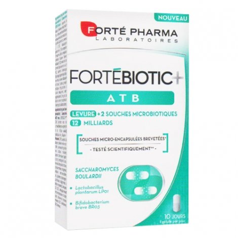 Forte Pharma FortéBiotic+ ATB 2 en 1 10 gélules pas cher, discount