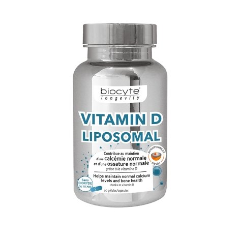 Biocyte Vitamine D Liposomal 30 gélules pas cher, discount