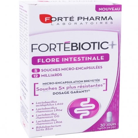 Forté Pharma Fortébiotic+ Flore Intestinale 30 Gélules pas cher, discount