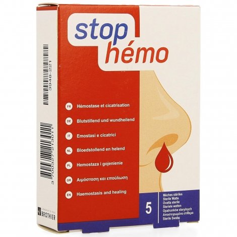 Stop Hémo Ouate Stérile 5x4cm pas cher, discount