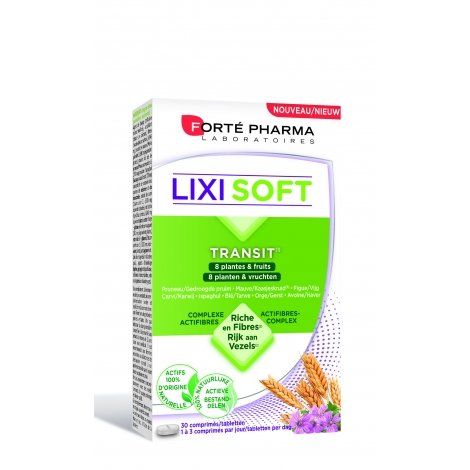 Forte Pharma Lixisoft Transit 30 comprimés pas cher, discount