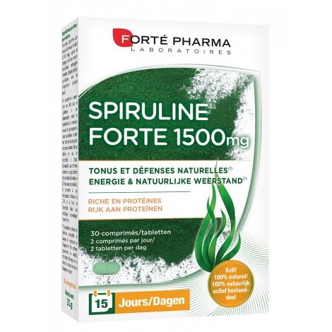 Forte Pharma Spiruline Forte 1500mg 30 comprimés pas cher, discount