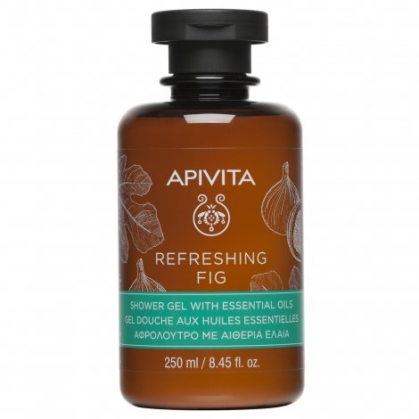 Apivita Refreshing Fig Gel Douche aux Huiles Essentielles 250ml pas cher, discount